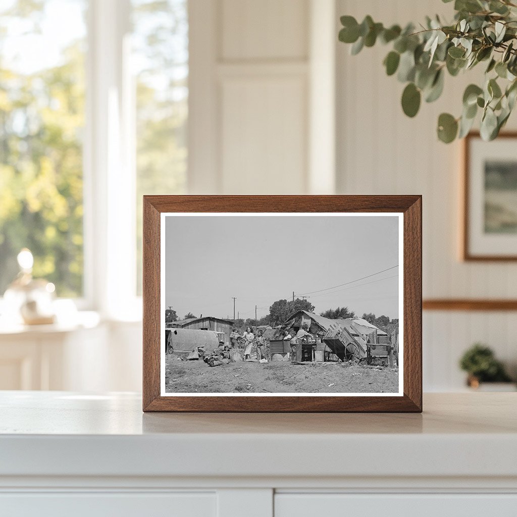 Oklahoma City Camp Near Mays Avenue July 1939 Image