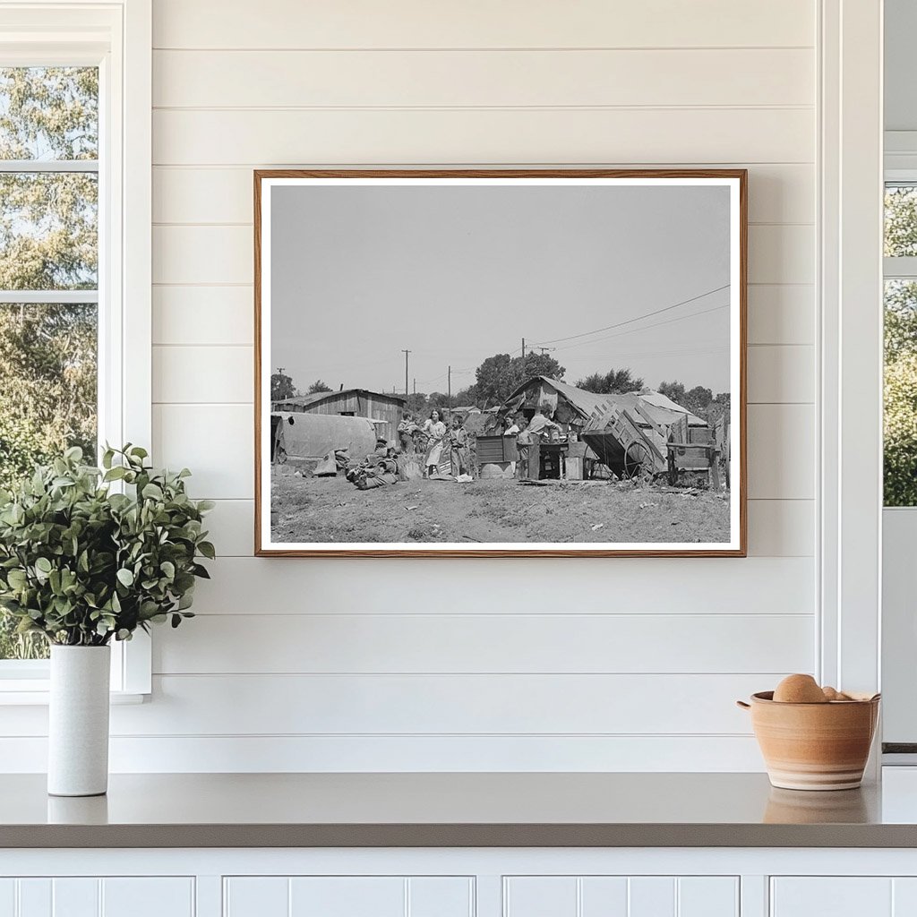 Oklahoma City Camp Near Mays Avenue July 1939 Image