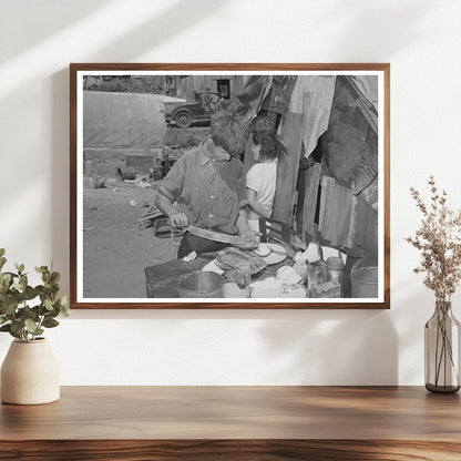 Oklahoma City Food Distribution Scene from 1944