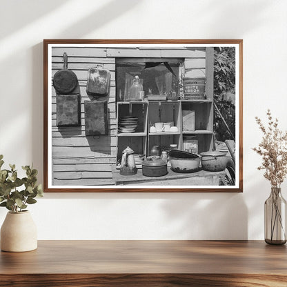 Pans and Outdoor Kitchen Cupboard Oklahoma City 1939