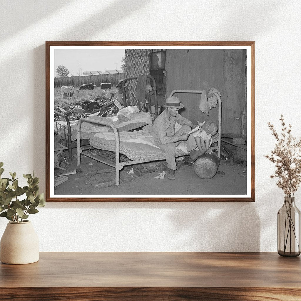 Father and Daughter at Mays Avenue Camp July 1939