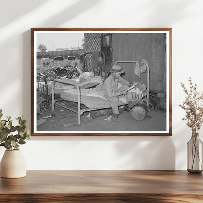 Father and Daughter at Mays Avenue Camp July 1939