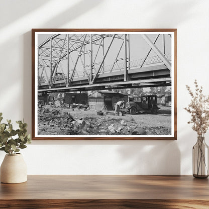 Mays Avenue Camp under Bridge Oklahoma City July 1939