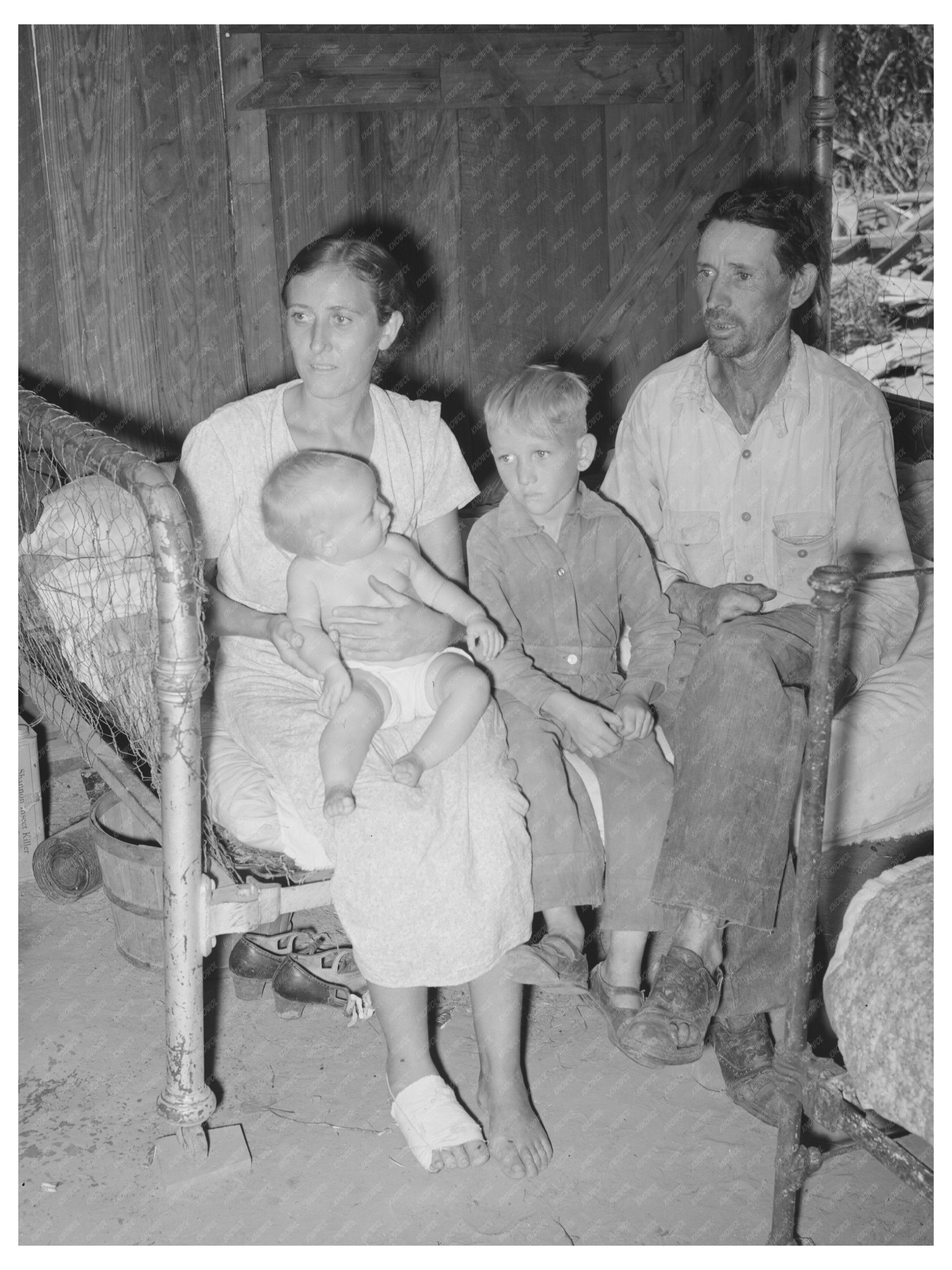 Mays Avenue Camp Family Oklahoma City July 1939