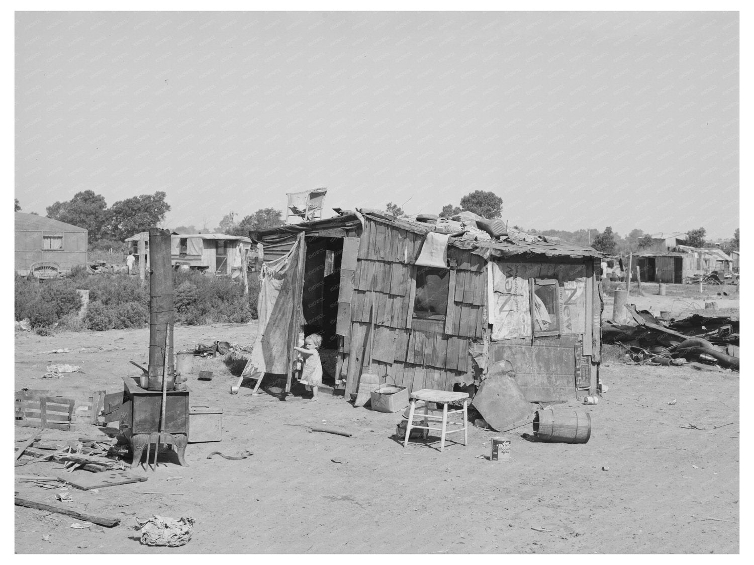 Shack Home at Mays Avenue Camp Oklahoma City 1939
