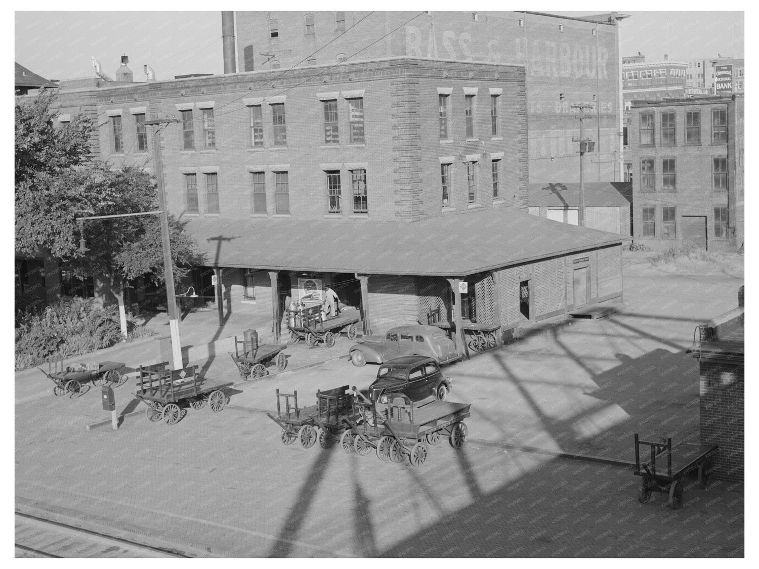 Railway Express Depot Muskogee Oklahoma July 1939