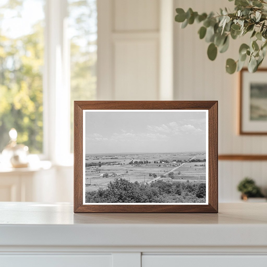 Muskogee County Farm Landscape July 1939