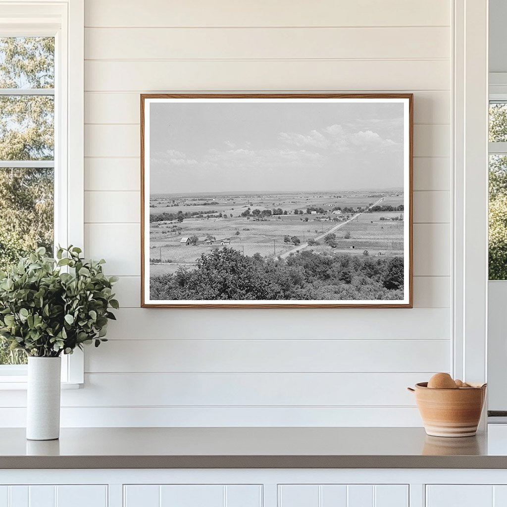 Muskogee County Farm Landscape July 1939