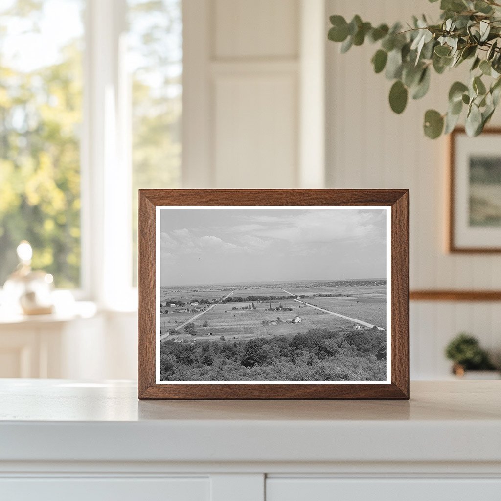 Muskogee Oklahoma Farm Scene July 1939 Historical Image