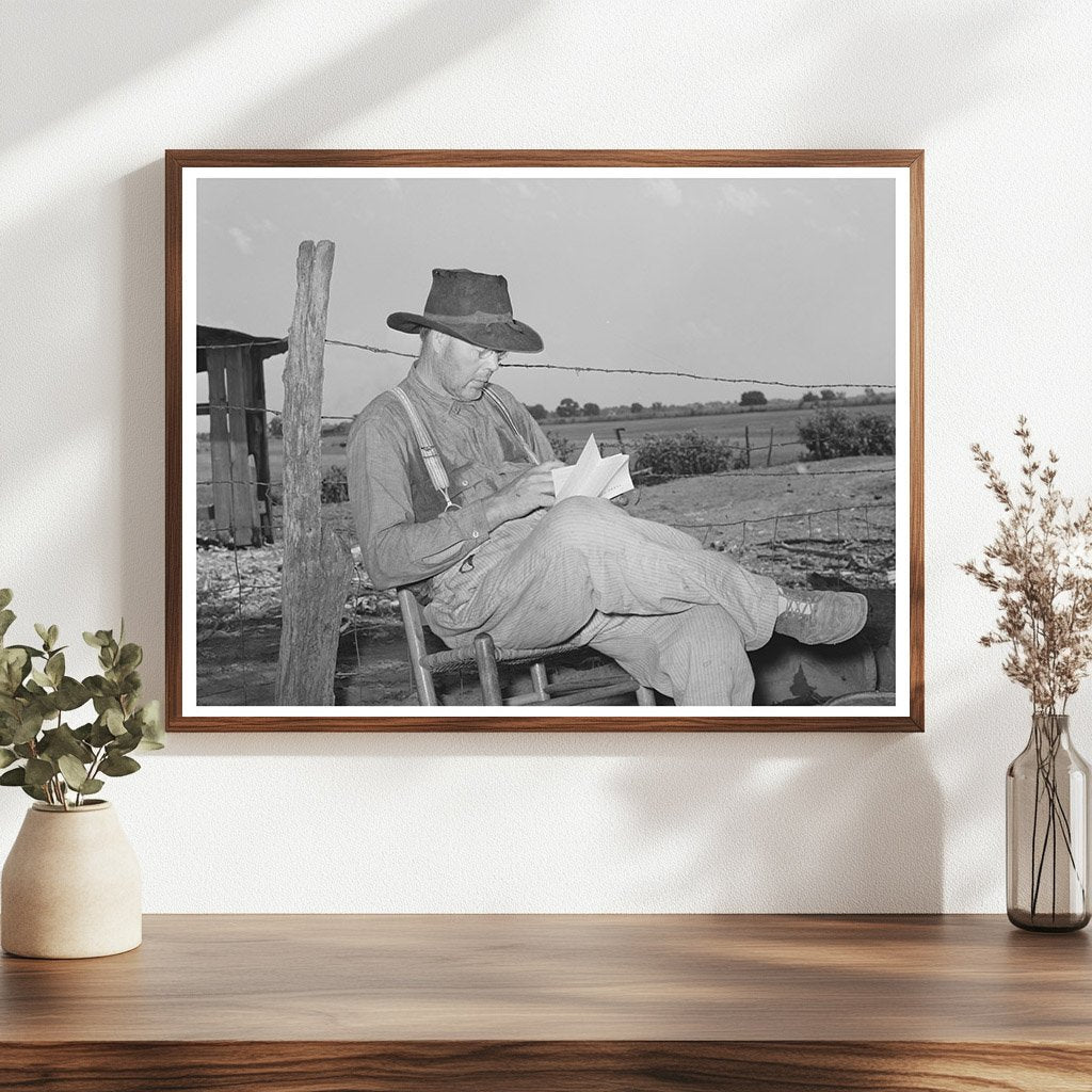 Tenant Farmer Checking Mail Muskogee Oklahoma July 1939