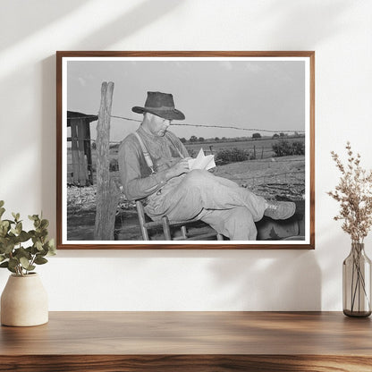 Tenant Farmer Checking Mail Muskogee Oklahoma July 1939