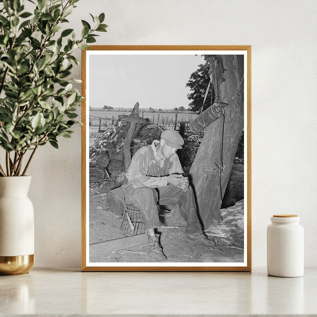 Young Boy in Tenant Farm Field Muskogee Oklahoma 1939