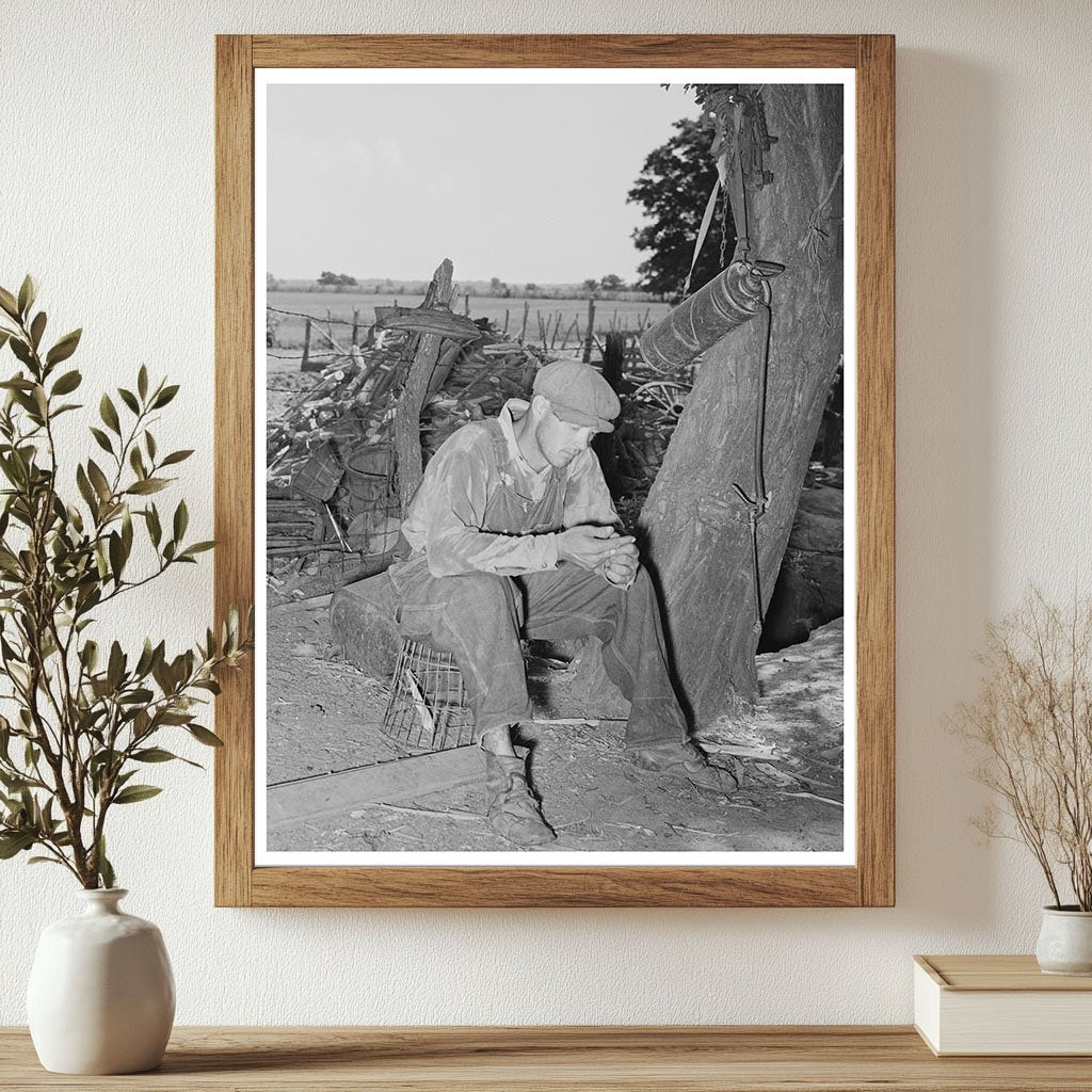 Young Boy in Tenant Farm Field Muskogee Oklahoma 1939