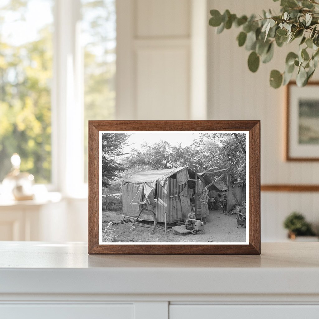 Tent Home of Family in Oklahoma City 1939