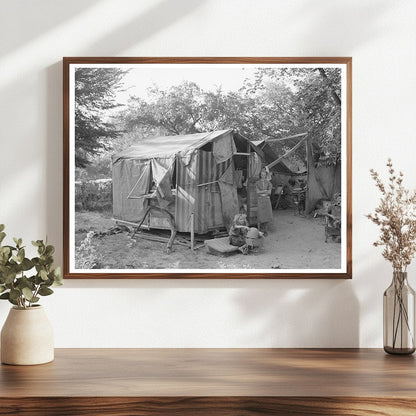 Tent Home of Family in Oklahoma City 1939
