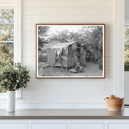 Tent Home of Family in Oklahoma City 1939