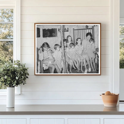 Family in Oklahoma Camp July 1939 Hospitalized Father