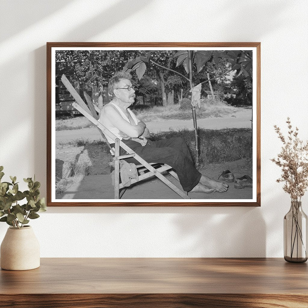 German Man in Oklahoma Community Camp July 1939