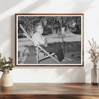 German Man in Oklahoma Community Camp July 1939