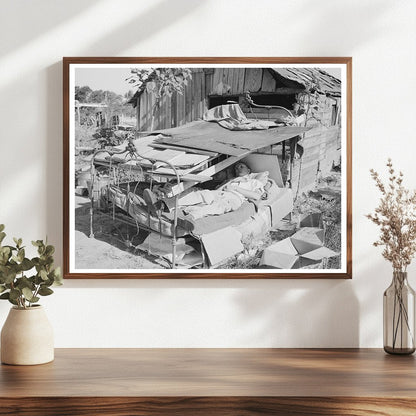 Vintage Camp Bed with Roof Oklahoma City July 1939