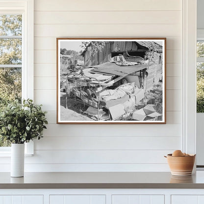 Vintage Camp Bed with Roof Oklahoma City July 1939