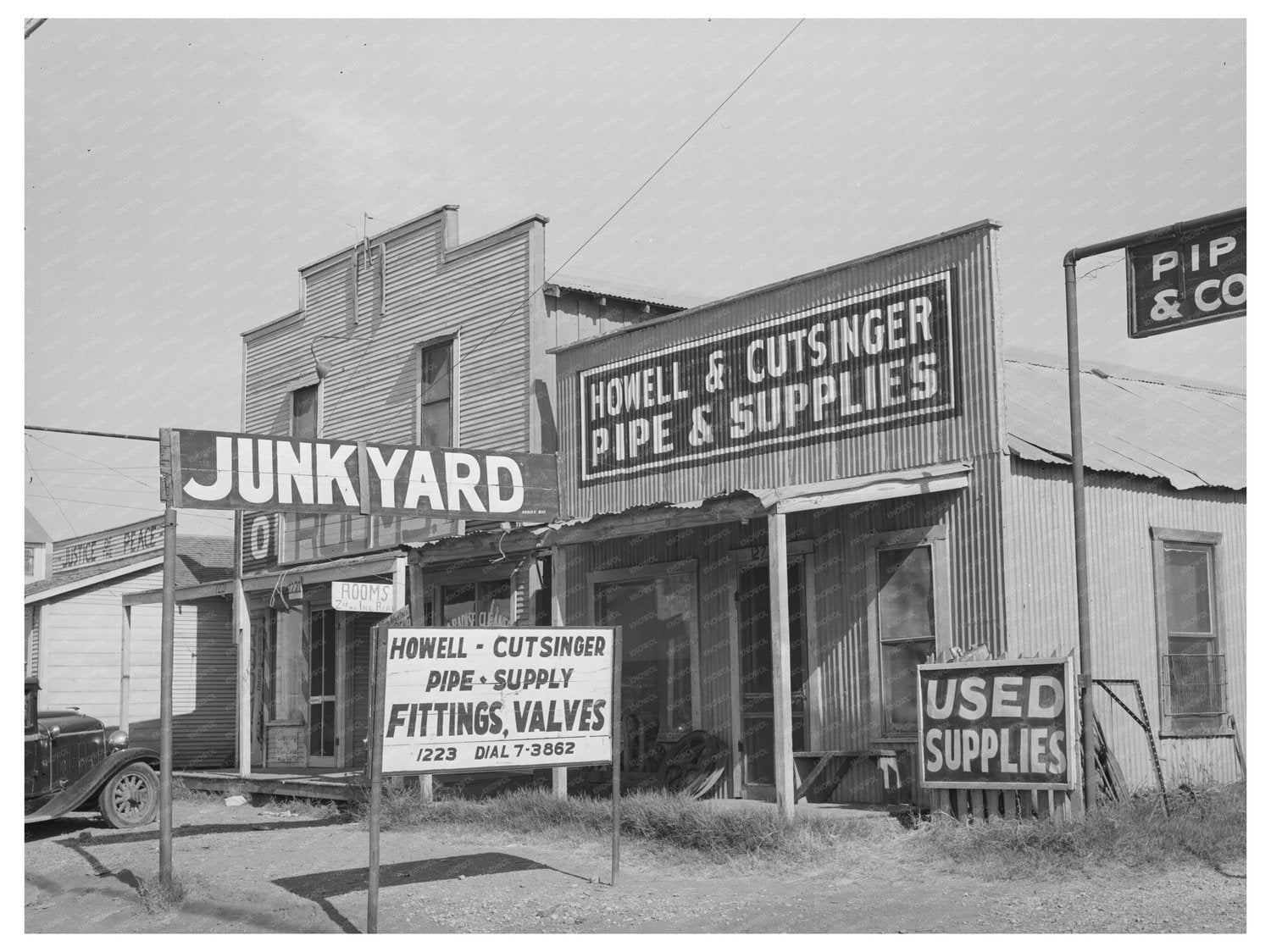 Oklahoma City Oil Junkyard August 1939