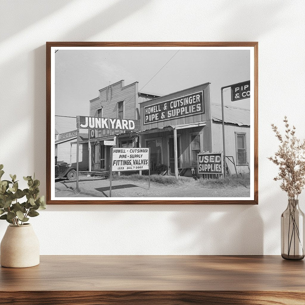 Oklahoma City Oil Junkyard August 1939