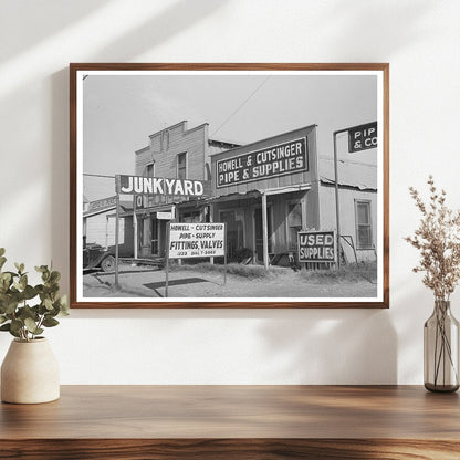 Oklahoma City Oil Junkyard August 1939