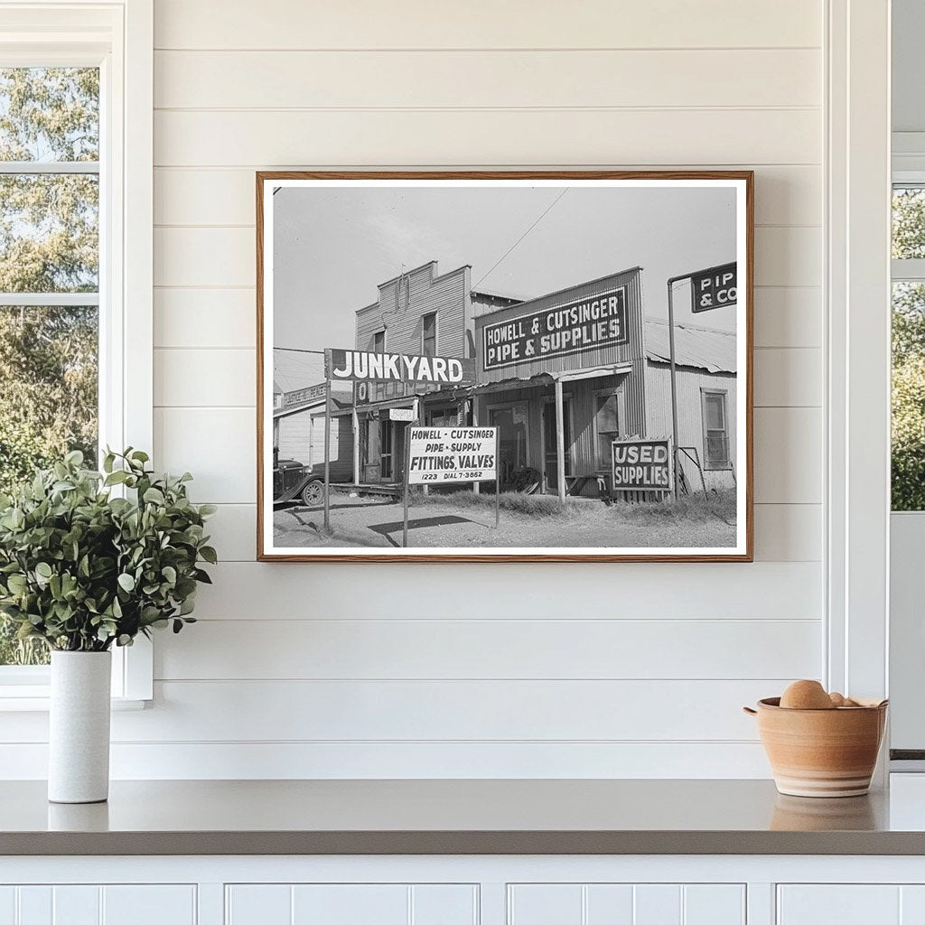 Oklahoma City Oil Junkyard August 1939