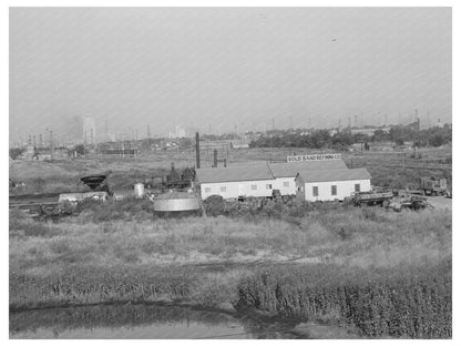Oklahoma City Business District and Oil Refinery 1939