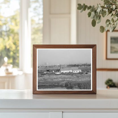 Oklahoma City Business District and Oil Refinery 1939