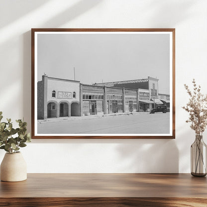 Forgan Oklahoma Main Street August 1939 Photograph