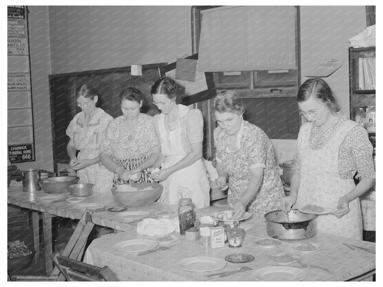 Wives Support Oil Workers Strike Seminole Oklahoma 1939