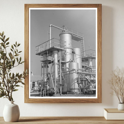 Oil Refinery Equipment Seminole Oklahoma August 1939