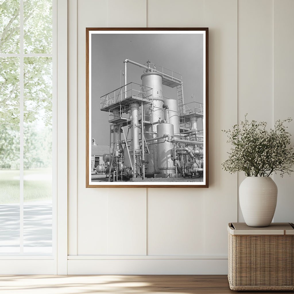 Oil Refinery Equipment Seminole Oklahoma August 1939