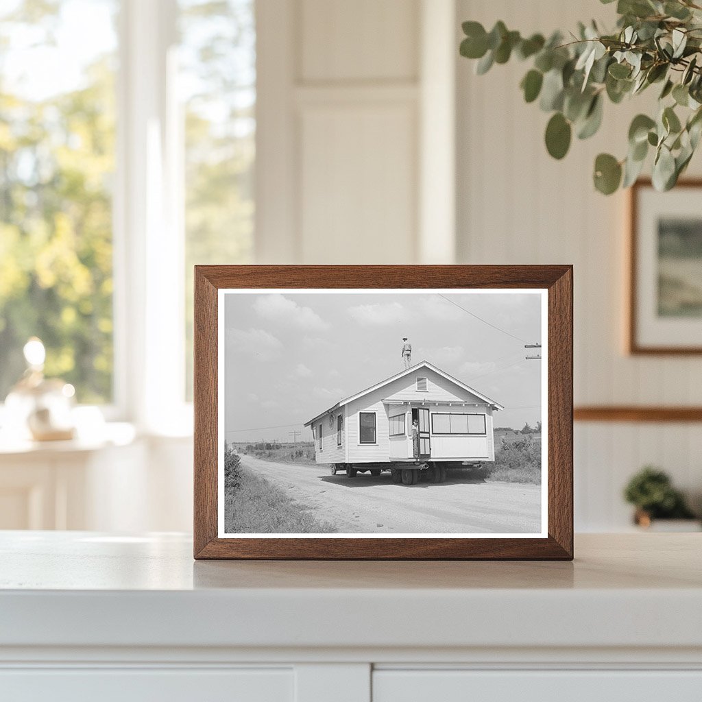 Seminole Oklahoma House Moving Scene August 1939