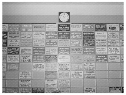 Seminole Oklahoma Oil Workers Union Merchant Display 1939