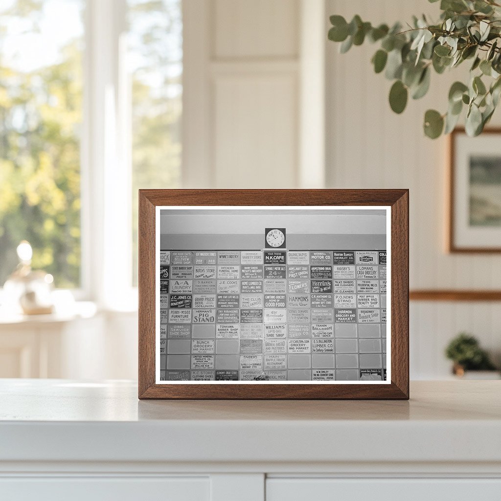 Seminole Oklahoma Oil Workers Union Merchant Display 1939