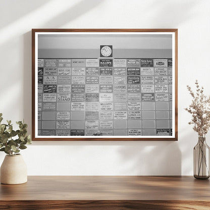 Seminole Oklahoma Oil Workers Union Merchant Display 1939