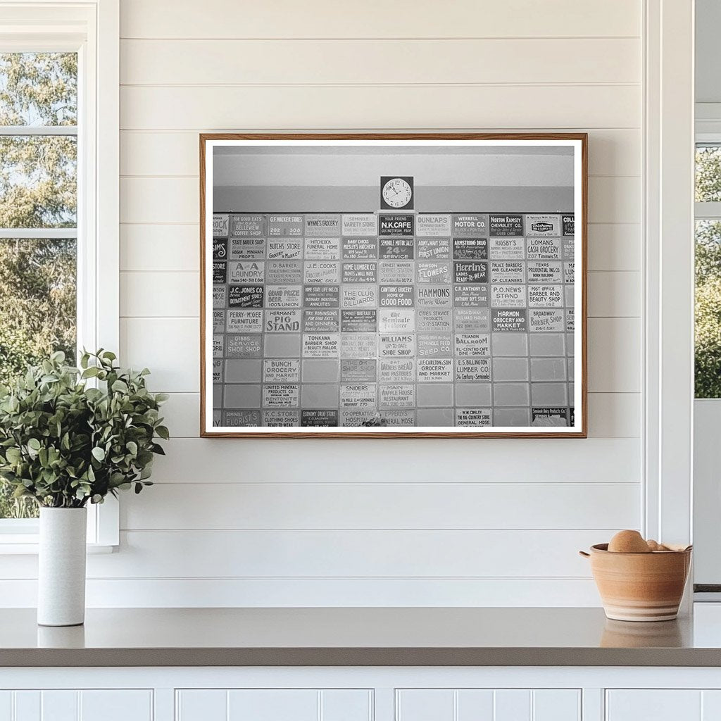 Seminole Oklahoma Oil Workers Union Merchant Display 1939