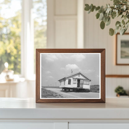 Moving a House in Seminole Oklahoma August 1939
