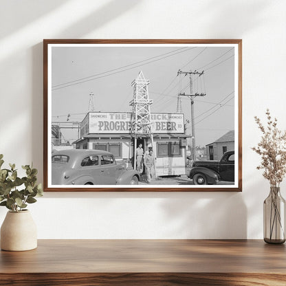 Roadside Stand The Derrick Oklahoma City Oil Field 1939