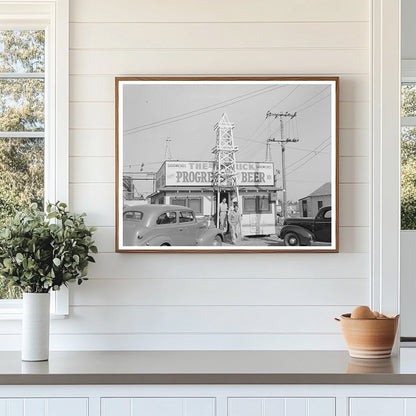 Roadside Stand The Derrick Oklahoma City Oil Field 1939