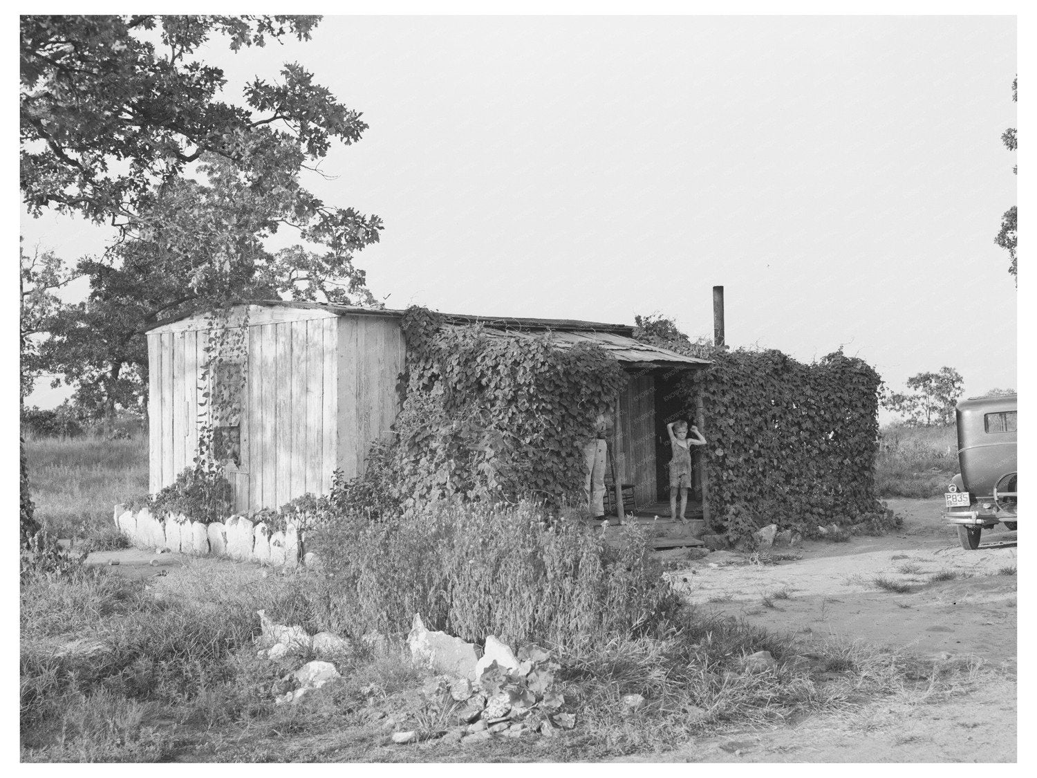 Vintage Home of Unemployed Oil Worker Seminole Oklahoma 1939