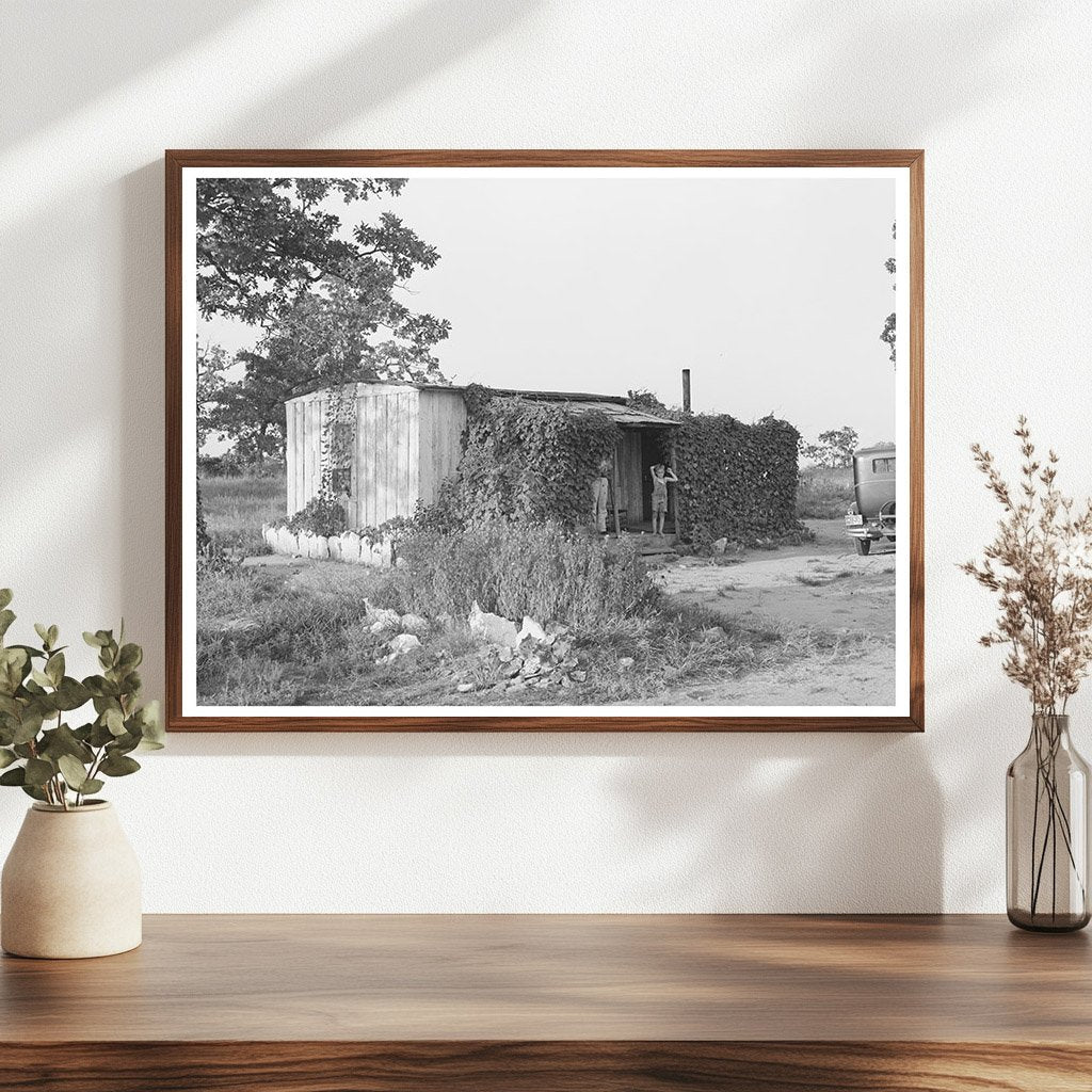 Vintage Home of Unemployed Oil Worker Seminole Oklahoma 1939