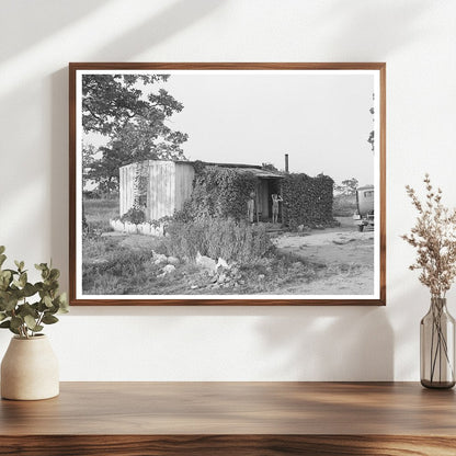Vintage Home of Unemployed Oil Worker Seminole Oklahoma 1939
