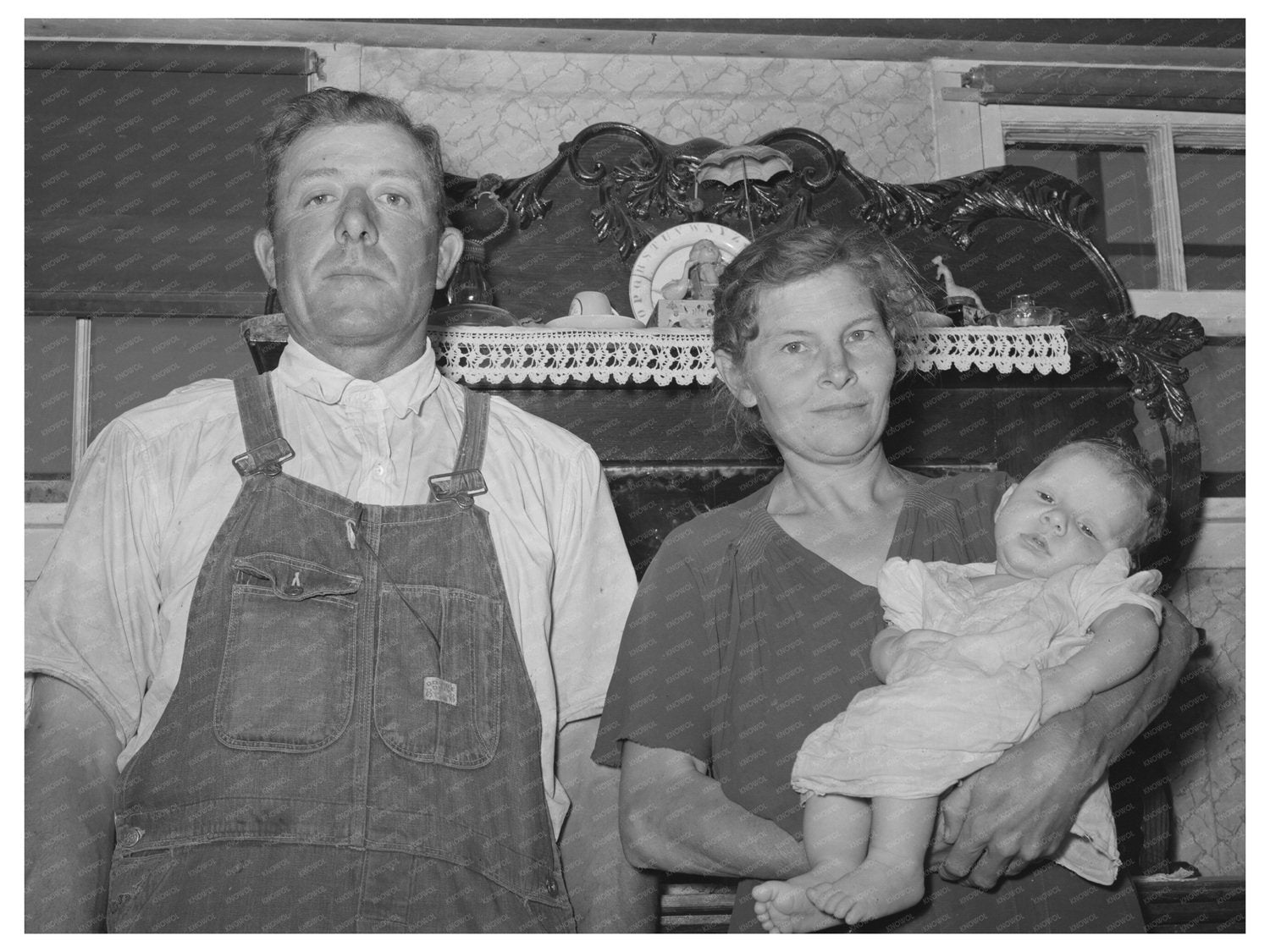William Rall Family Vintage Photo August 1939 Kansas