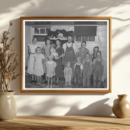 William Rall Family Farming in Kansas August 1939