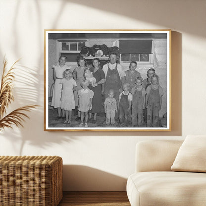 William Rall Family Farming in Kansas August 1939