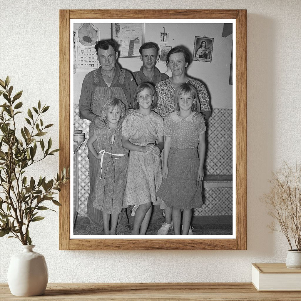 Family of Mr. Schoenfeldt in Kansas August 1939